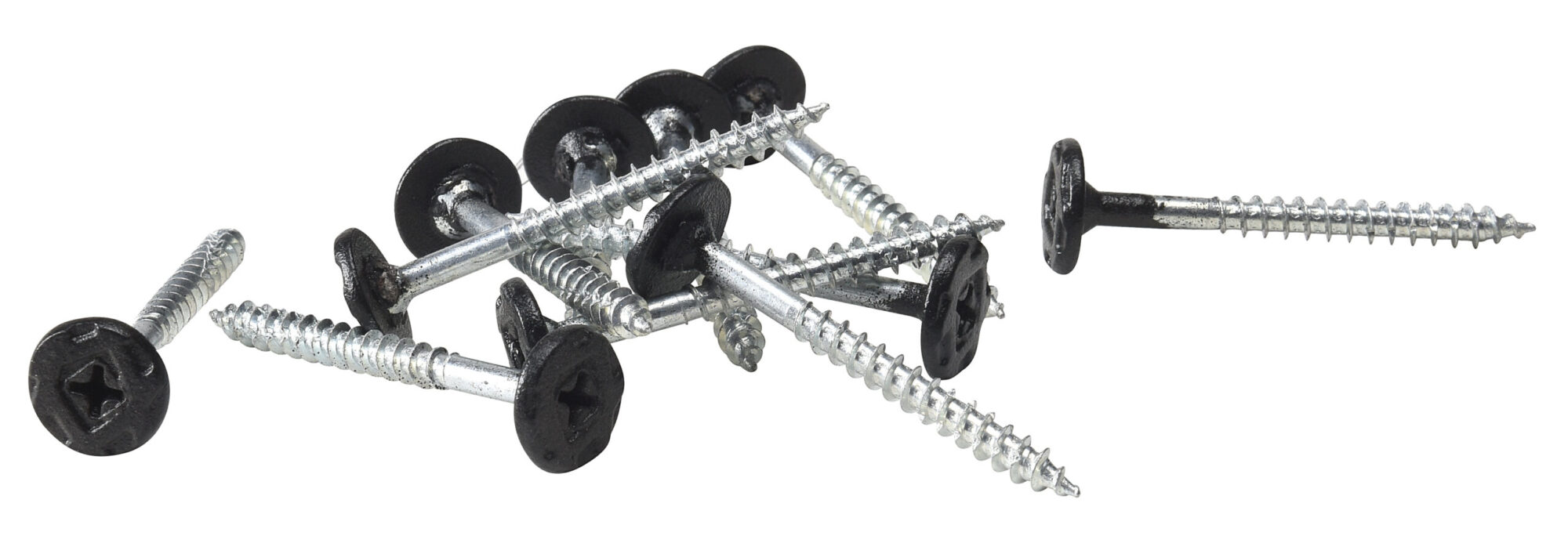 Wood wool screws PH2 Black