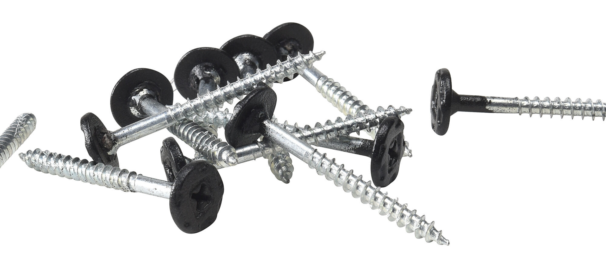 Wood wool screws PH2 Black