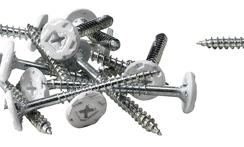 Wood wool screws PH2 White
