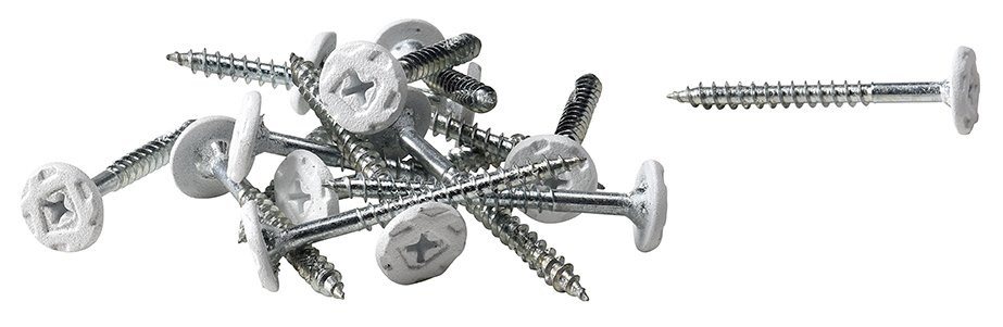 Wood wool screws PH2 White