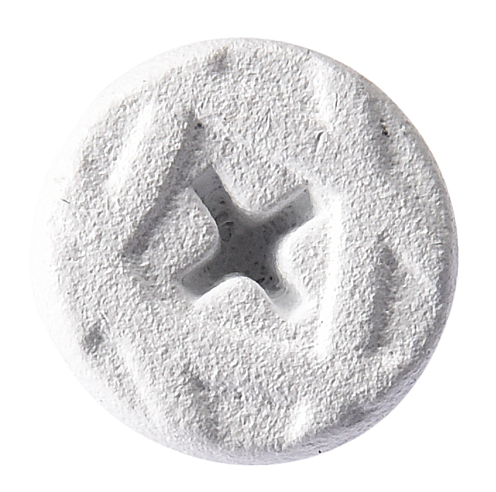 Wood wool screws PH2 White