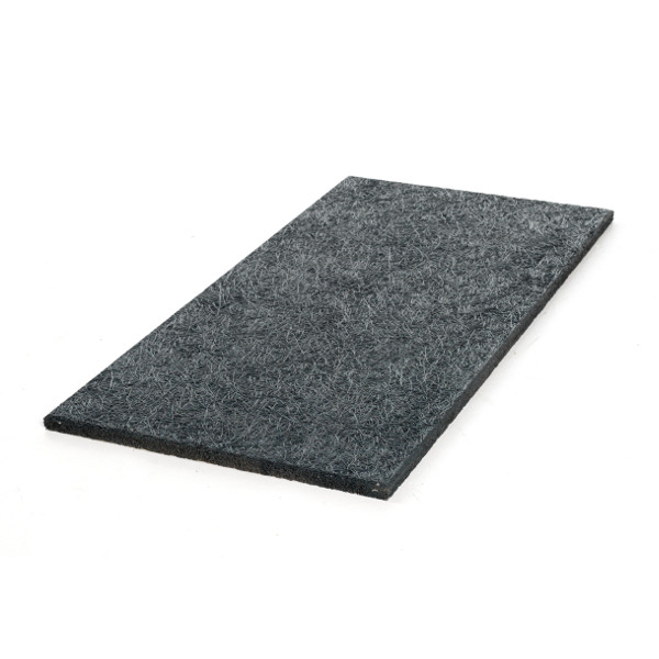 Wood wool Multifin Black 600×1200 mm